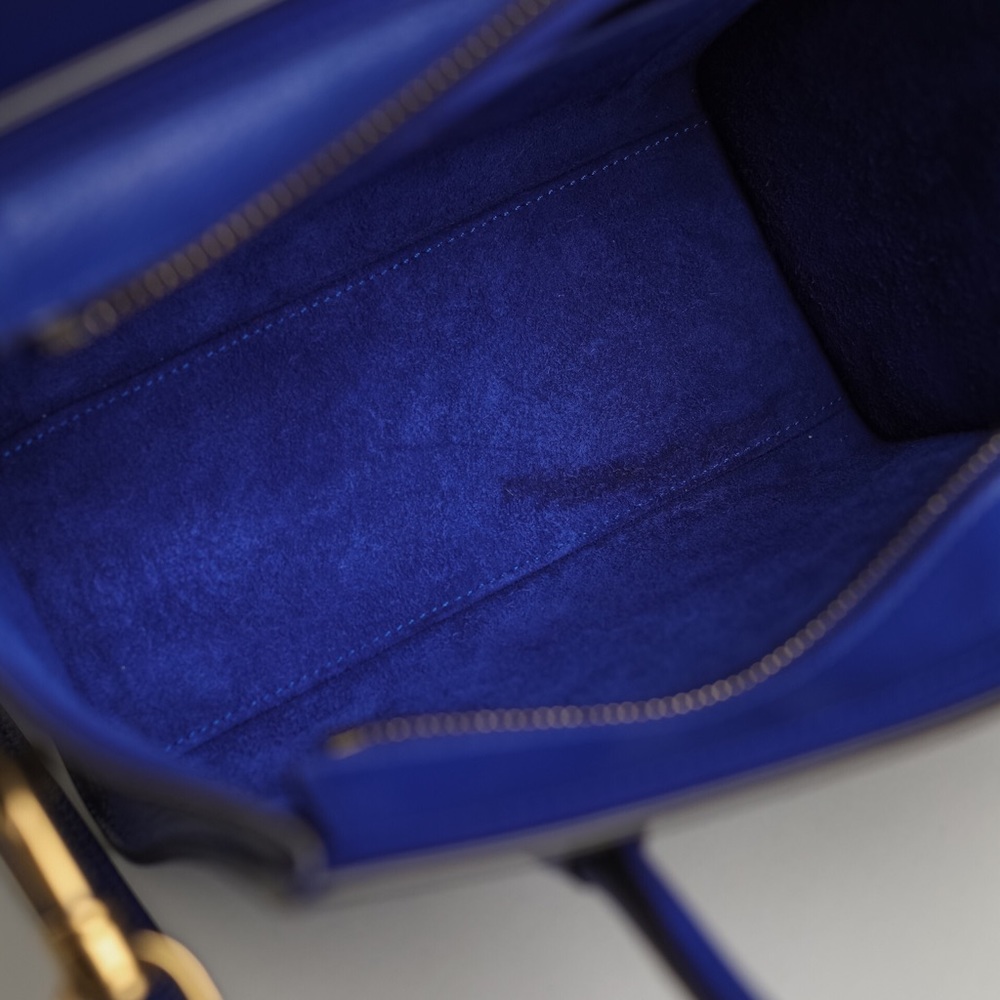 Celine Luggage Nano (blue) (Pre-Owned) - Picture 6 of 8